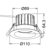 Empress 13W Gimbal dimensions