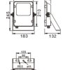 ZORIN Floodlight 25w dimensions