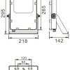 ZORIN Floodlight 75w dimensions