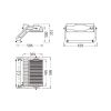 HAWKE-450-600W-FLOODLIGHT-NON-DIM-DIMENSIONS